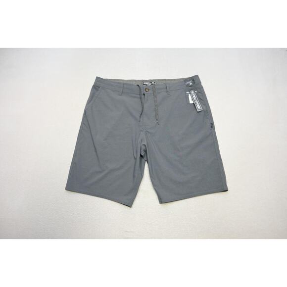 Oneill Hybrid Board Shorts Athletic Gray Surf Land Water Stretch Mens Sz 38 NWT - Picture 2 of 7